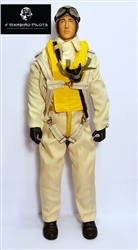 SCALE Full-Body Pilot WWII US Navy 1/8 ~ 1/7