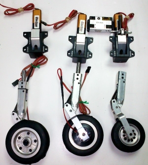 Electr. landing gear-set XCALIBUR PLUS from ELECTRON with RS200 & programmer