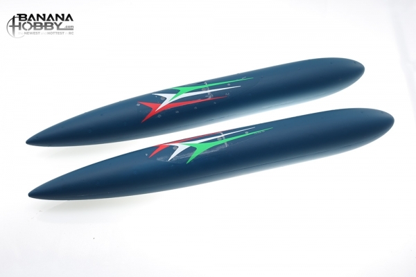 Tank (set) blue with decals for GLOBAL AeroFoam MB339 'Frecce Tricolori' turbine version