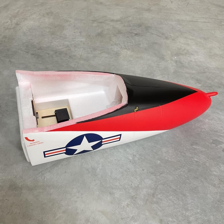 Nase Rumpf für GLOBAL AeroFoam T45 GOSHAWK EDF Version