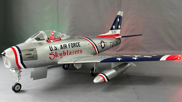 AeroJet F-86F 1/5 'Super Scale' ARF PRO Global Combo, THUNDERBIRDS AeroJet F-86F 1/5 'Super Scale' ARF PRO Global Combo, THUNDERBIRDS