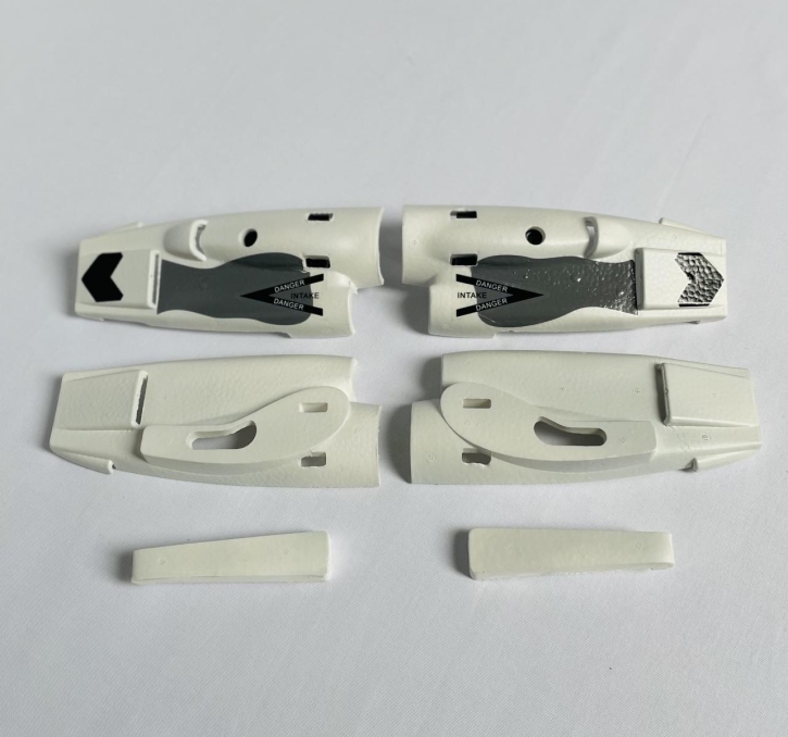 Left/Right Motor Compartment Set for VTOL V-22 Osprey color: Snow Camo MARINES