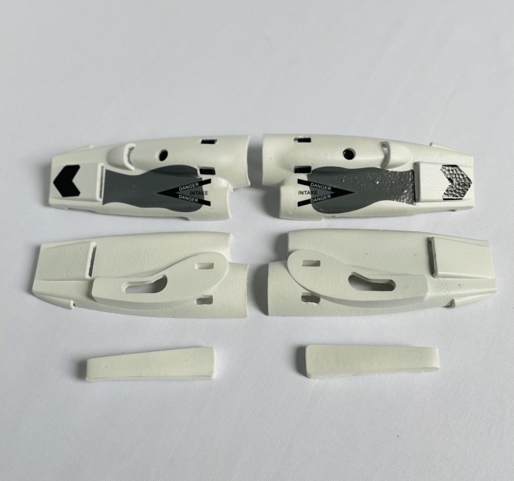 Left/Right Motor Compartment Set for VTOL V-22 Osprey color: Snow Camo MARINES