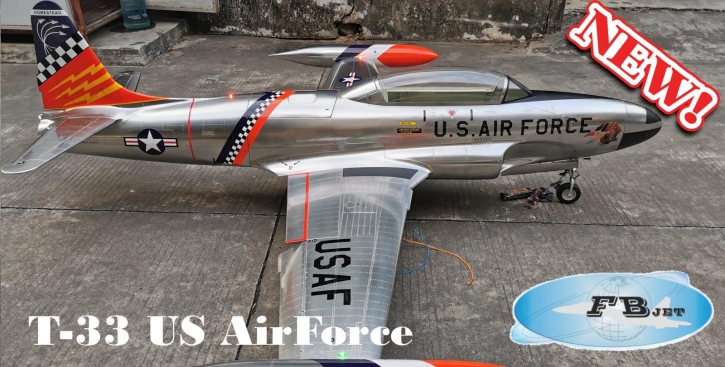 Feibao T-33 US Airforce INDIAN ARF - New Metallic Look
