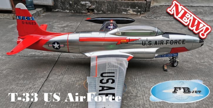 Feibao T-33 US Airforce AFCS ARF Pro - New Metallic Look