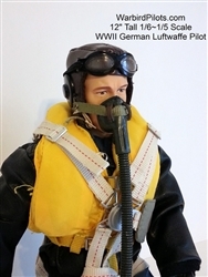 SCALE Full-Body Pilot WWII German Luftwaffe 1/5 or 1/6