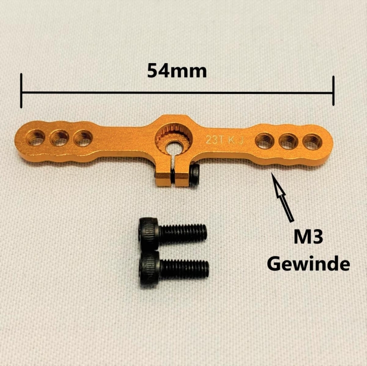 Hochlast Servoarm (beidseitig) für JR (23 Zähne)