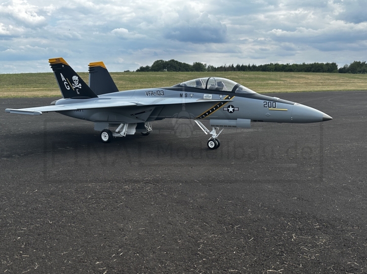 Jetlegend F-18F PNP version, color scheme: JOLLY ROGER