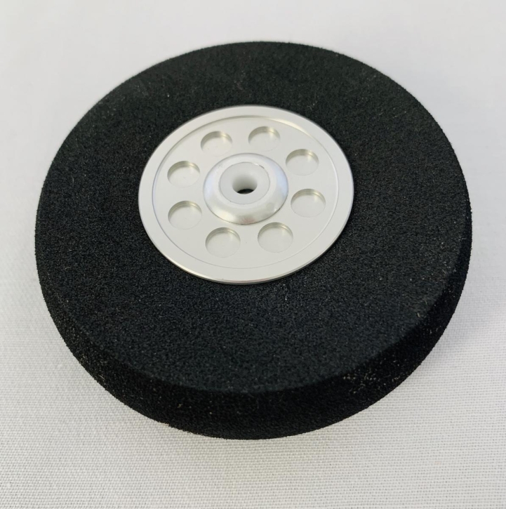 Pilot-RC tyre foam rubber with aluminium wheel 3"