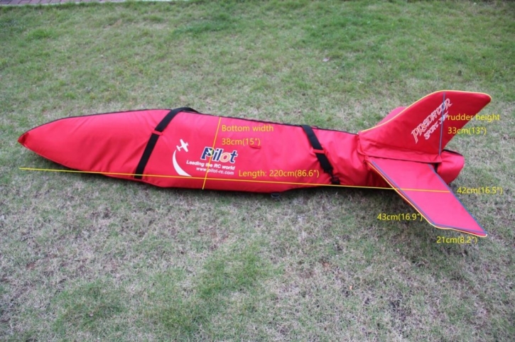 Fuselage bag for Pilot-RC Predator 2.2m