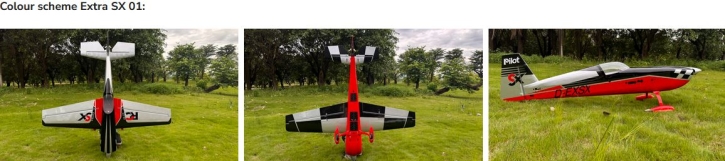 Pilot-RC Extra 330SX – 90″ ( 2.29m) Farbschema 01