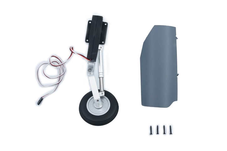 Hauptfahrwerk inklusive Fahrwerksklappe grau (R) für XFly Alpha 80mm EDF Jet