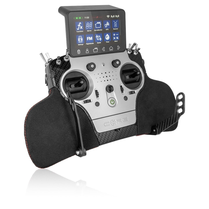 PowerBox Radio system CORE tray version titanium incl. case, belt and 1xPBR-9D