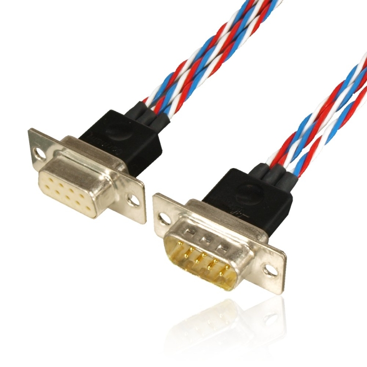 PowerBox Cable set Premium "one4three" for 3 servos, 0.35mm², wire lenght 160 cm, SUB-D