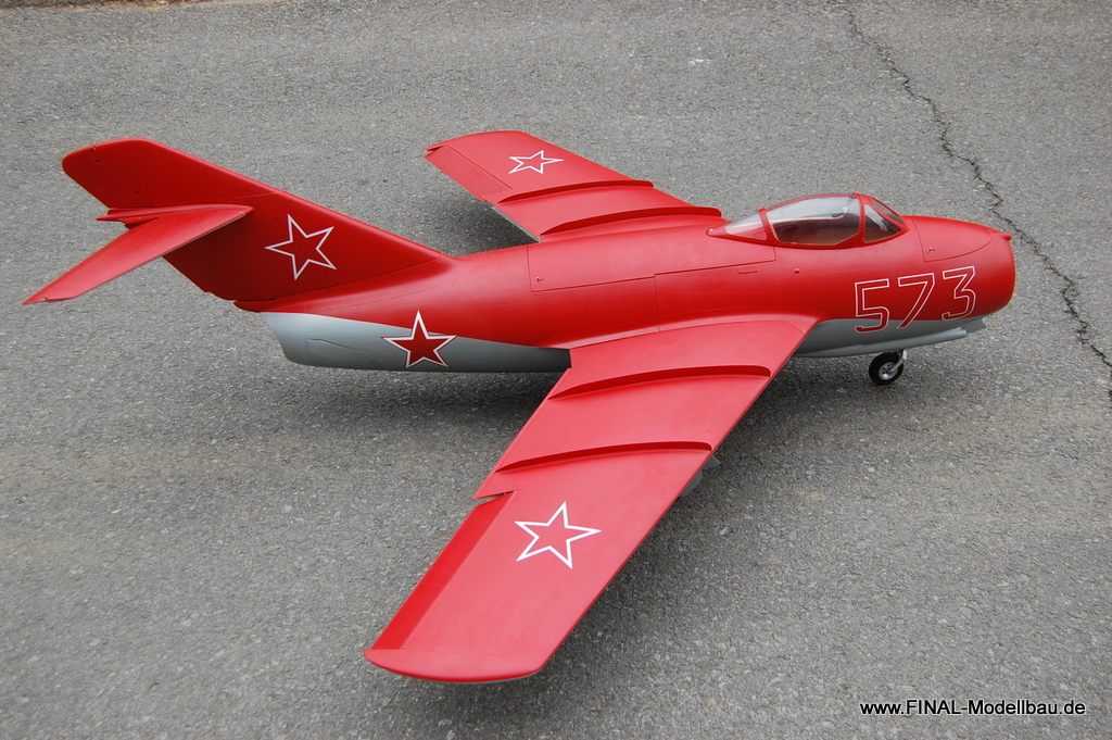 mig 15 rc plane