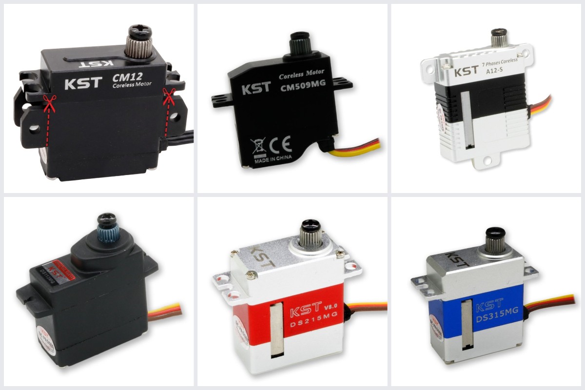 KST 11, 12 and 13 mm servos